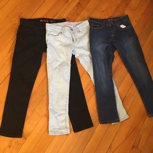 3 pairs size6 Little girl jeans